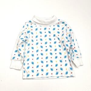 Vintage Healthtex Shirt Baby Boys Size 12m Football Long Sleeve